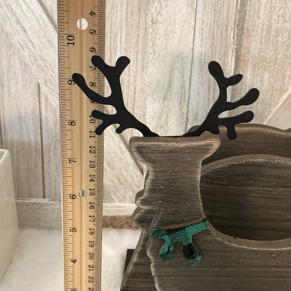 Target BP Christmas Wood Decor Bear, Deer and Reindeer - Picture 6 of 12